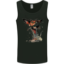 A Crazy Dog Jack Russell Mens Vest Tank Top Black