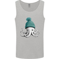 A Cute Baby Octopus in a Hat Scuba Diving Mens Vest Tank Top Sports Grey
