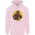 A Cute Boxer Dog Puppy Mens 80% Cotton Hoodie Light Pink