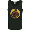 A Cute Boxer Dog Puppy Mens Vest Tank Top Black