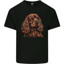 A Cute Cocker Spaniel Dog Kids T-Shirt Childrens Black