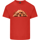 A Cute Cocker Spaniel Dog Kids T-Shirt Childrens Red