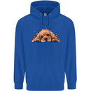 A Cute Cocker Spaniel Dog Mens 80% Cotton Hoodie Royal Blue