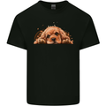 A Cute Cocker Spaniel Dog Mens Cotton T-Shirt Tee Top Black