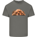 A Cute Cocker Spaniel Dog Mens Cotton T-Shirt Tee Top Charcoal