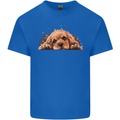 A Cute Cocker Spaniel Dog Mens Cotton T-Shirt Tee Top Royal Blue
