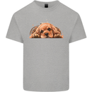 A Cute Cocker Spaniel Dog Mens Cotton T-Shirt Tee Top Sports Grey