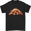 A Cute Cocker Spaniel Dog Mens T-Shirt 100% Cotton Black