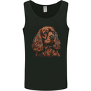 A Cute Cocker Spaniel Dog Mens Vest Tank Top Black