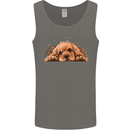 A Cute Cocker Spaniel Dog Mens Vest Tank Top Charcoal