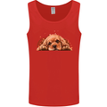 A Cute Cocker Spaniel Dog Mens Vest Tank Top Red
