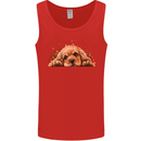 A Cute Cocker Spaniel Dog Mens Vest Tank Top Red