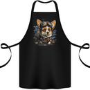A Cute Corgi Cotton Apron 100% Organic Black