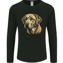 A Cute Labrador Dog Mens Long Sleeve T-Shirt Black