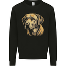 A Cute Labrador Dog Mens Sweatshirt Jumper Black