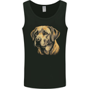 A Cute Labrador Dog Mens Vest Tank Top Black
