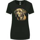 A Cute Labrador Dog Womens Wider Cut T-Shirt Black