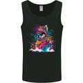 A Cute Lama in the Snow Mens Vest Tank Top Black