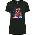 A Cute Lama in the Snow Womens Wider Cut T-Shirt Black