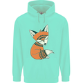 A Cute Tribal Fox Childrens Kids Hoodie Peppermint