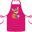 A Cute Tribal Fox Cotton Apron 100% Organic Pink