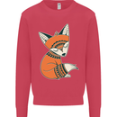 A Cute Tribal Fox Kids Sweatshirt Jumper Heliconia