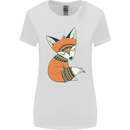 A Cute Tribal Fox Womens Wider Cut T-Shirt White