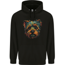 A Cute Yorkshire Terrier Dog Childrens Kids Hoodie Black