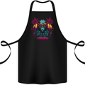 A Cyberpunk Monkey Cotton Apron 100% Organic Black