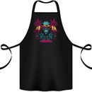 A Cyberpunk Monkey Cotton Apron 100% Organic Black