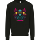 A Cyberpunk Monkey Kids Sweatshirt Jumper Black