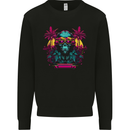 A Cyberpunk Monkey Mens Sweatshirt Jumper Black