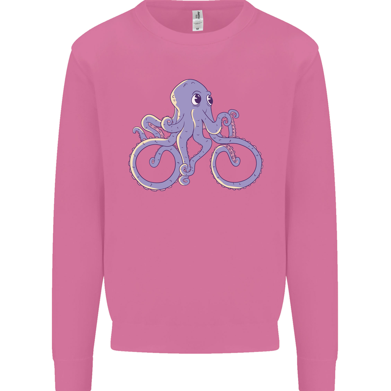 A Cycling Octopus Funny Cyclist Bicycle Mens Sweatshirt Jumper Azalea