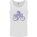 A Cycling Octopus Funny Cyclist Bicycle Mens Vest Tank Top White