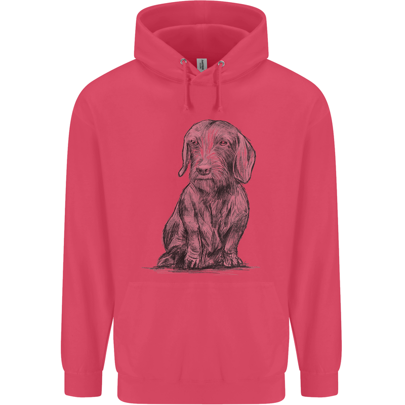 A Dachshund Dog Childrens Kids Hoodie Heliconia