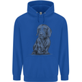 A Dachshund Dog Childrens Kids Hoodie Royal Blue