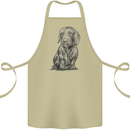 A Dachshund Dog Cotton Apron 100% Organic Khaki