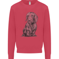 A Dachshund Dog Kids Sweatshirt Jumper Heliconia
