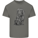 A Dachshund Dog Kids T-Shirt Childrens Charcoal