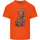 A Dachshund Dog Kids T-Shirt Childrens Orange