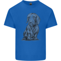 A Dachshund Dog Kids T-Shirt Childrens Royal Blue