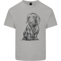 A Dachshund Dog Kids T-Shirt Childrens Sports Grey