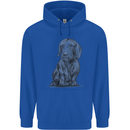 A Dachshund Dog Mens 80% Cotton Hoodie Royal Blue