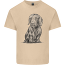 A Dachshund Dog Mens Cotton T-Shirt Tee Top Sand