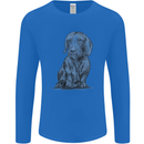 A Dachshund Dog Mens Long Sleeve T-Shirt Royal Blue