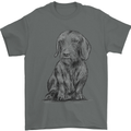 A Dachshund Dog Mens T-Shirt 100% Cotton Charcoal