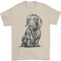 A Dachshund Dog Mens T-Shirt 100% Cotton Sand