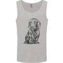 A Dachshund Dog Mens Vest Tank Top Sports Grey