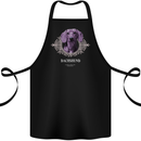 A Dachshund Dog With Decoration Cotton Apron 100% Organic Black