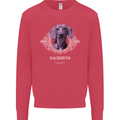 A Dachshund Dog With Decoration Kids Sweatshirt Jumper Heliconia
